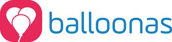Das Logo von balloonas mit Bild- und Wortmarke.