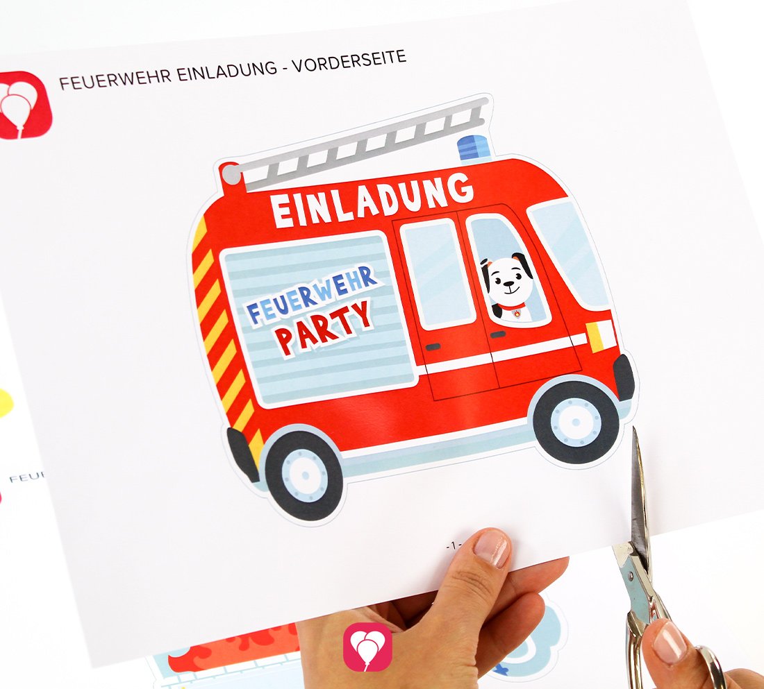 Feuerwehr Einladung